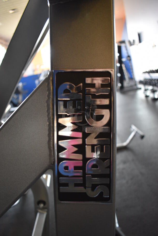NICE! Hammer Strength Gray Metal Floor Style Iso-lateral Front Lat Pulldown Machine. BUYER MUST REMOVE - Unit May Need Disassembly For Removal. 52x67x81. (weight room) - Image 11 of 11