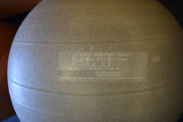 3 Various Stability Balls. includes 17x17x17. 3 Times Your Bid! (upstairs) - Image 5 of 5