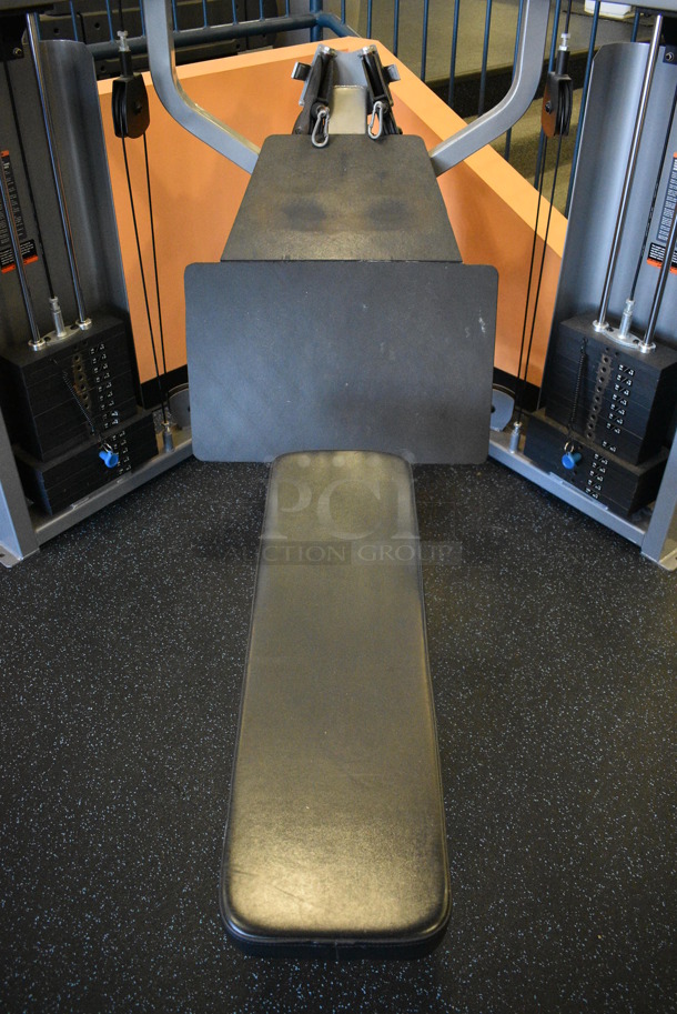 NICE! Precor Metal Commercial Floor Style Row Machine. BUYER MUST REMOVE - Unit May Need Disassembly For Removal. 70x70x53. (upstairs) This Unit Will Be Moved Down To The First Floor Before Pick Up Day Begins! - Image 2 of 9