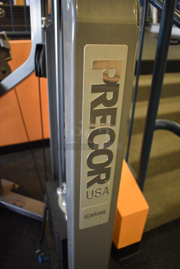 NICE! Precor Metal Commercial Floor Style Row Machine. BUYER MUST REMOVE - Unit May Need Disassembly For Removal. 70x70x53. (upstairs) This Unit Will Be Moved Down To The First Floor Before Pick Up Day Begins! - Image 4 of 9