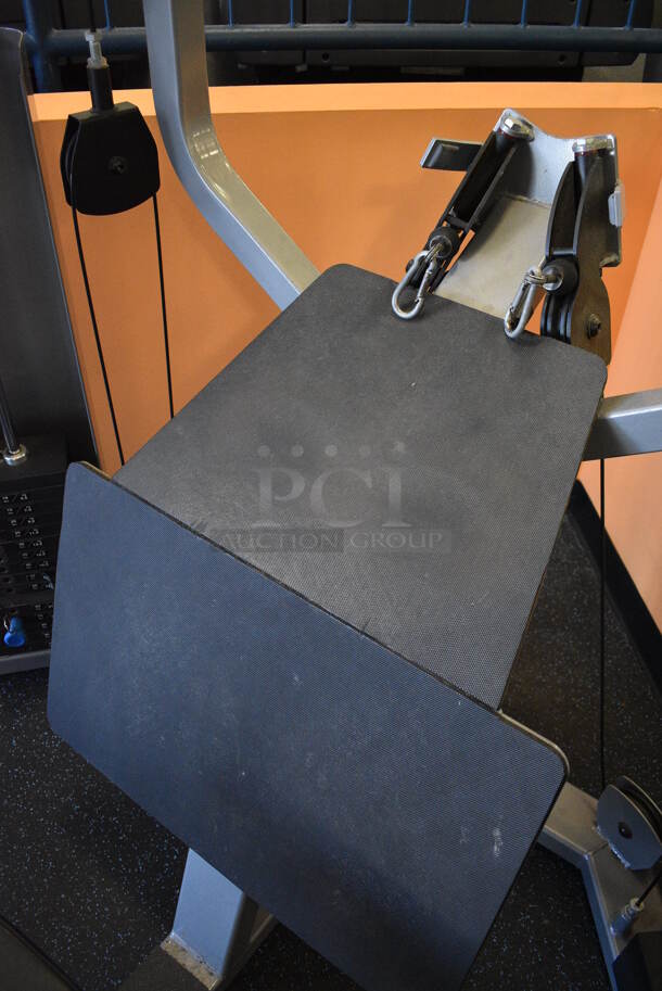 NICE! Precor Metal Commercial Floor Style Row Machine. BUYER MUST REMOVE - Unit May Need Disassembly For Removal. 70x70x53. (upstairs) This Unit Will Be Moved Down To The First Floor Before Pick Up Day Begins! - Image 8 of 9