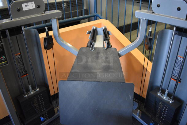 NICE! Precor Metal Commercial Floor Style Row Machine. BUYER MUST REMOVE - Unit May Need Disassembly For Removal. 70x70x53. (upstairs) This Unit Will Be Moved Down To The First Floor Before Pick Up Day Begins! - Image 9 of 9