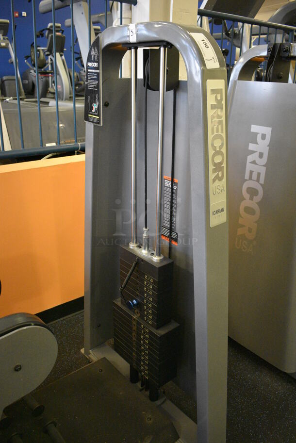 NICE! Precor Metal Commercial Floor Style Abductor Machine. BUYER MUST REMOVE. 35x55x58. (upstairs) This Unit Will Be Moved Down To The First Floor Before Pick Up Day Begins! - Image 4 of 6