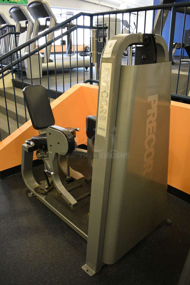 NICE! Precor Metal Commercial Floor Style Abductor Machine. BUYER MUST REMOVE. 35x55x58. (upstairs) This Unit Will Be Moved Down To The First Floor Before Pick Up Day Begins! - Image 6 of 6