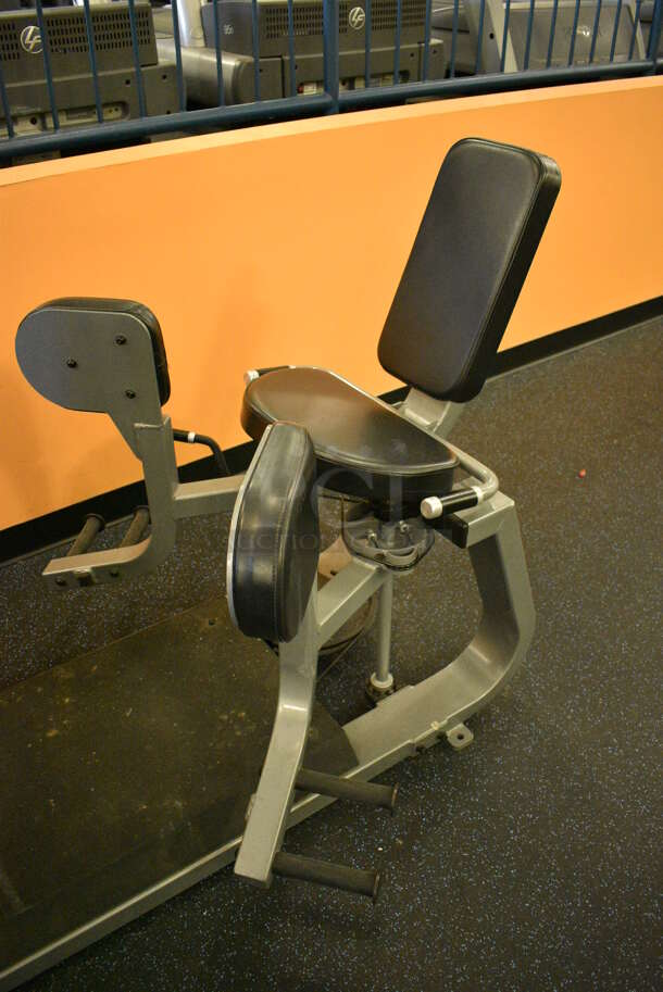 NICE! Precor Metal Commercial Floor Style Adductor Machine. BUYER MUST REMOVE. 45x55x58. (upstairs) This Unit Will Be Moved Down To The First Floor Before Pick Up Day Begins! - Image 4 of 7