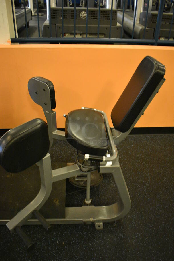 NICE! Precor Metal Commercial Floor Style Adductor Machine. BUYER MUST REMOVE. 45x55x58. (upstairs) This Unit Will Be Moved Down To The First Floor Before Pick Up Day Begins! - Image 5 of 7