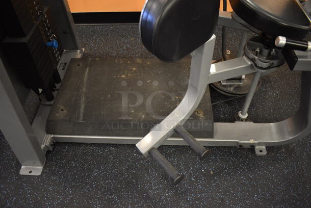 NICE! Precor Metal Commercial Floor Style Adductor Machine. BUYER MUST REMOVE. 45x55x58. (upstairs) This Unit Will Be Moved Down To The First Floor Before Pick Up Day Begins! - Image 6 of 7