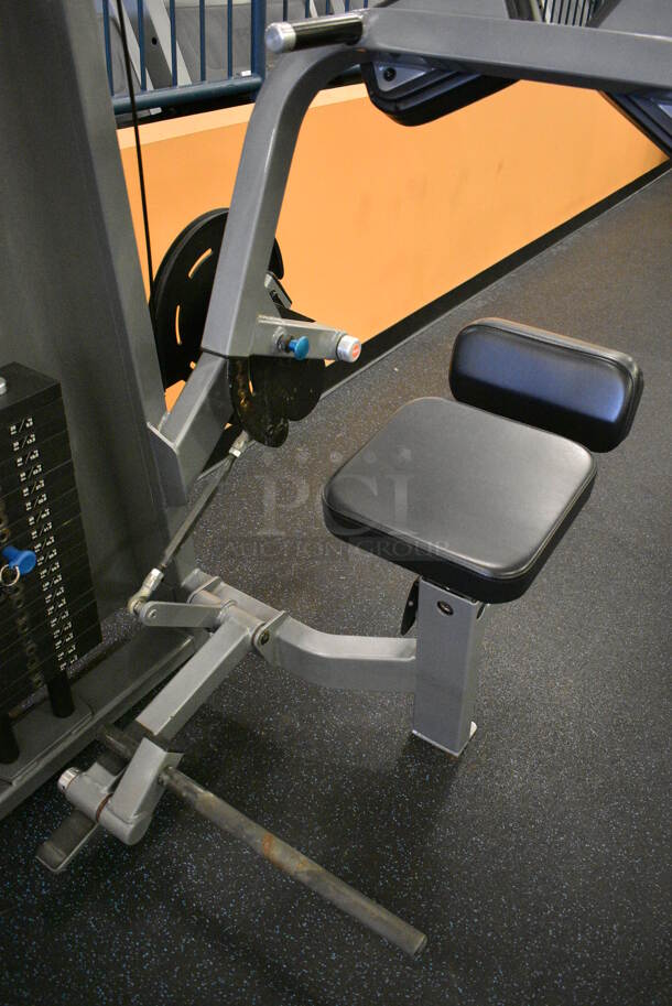 NICE! Precor Metal Commercial Floor Style Abdominal Isolator Machine. BUYER MUST REMOVE. 50x39x63. (upstairs) This Unit Will Be Moved Down To The First Floor Before Pick Up Day Begins! - Image 5 of 6