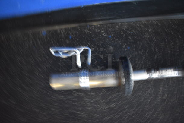 Metal Olympic Curl Bar w/ 2 Spring Collars. 52". (weight room) - Image 2 of 3