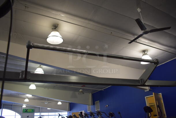 NICE! Metal Commercial Floor Style Functional Trainer Machine. BUYER MUST REMOVE - Unit May Need Disassembly For Removal. 96x60x83. (upstairs) This Unit Will Be Moved Down To The First Floor Before Pick Up Day Begins! - Image 8 of 10