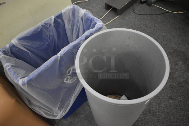 2 Various Trash Cans. 16x16x30, 20x11x30. 2 Times Your Bid! (lobby) - Image 3 of 3