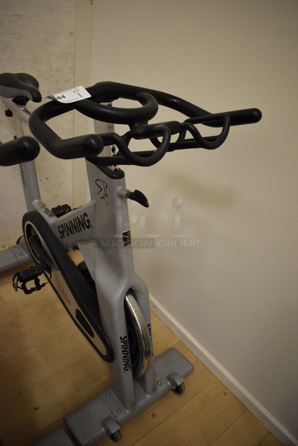 NICE! Star Trac Spinner NXT Metal Commercial Floor Style Upright Stationary Bicycle. BUYER MUST REMOVE. 21x47x45. Working Condition Is Not Known. (behind squash court - left) - Image 3 of 5