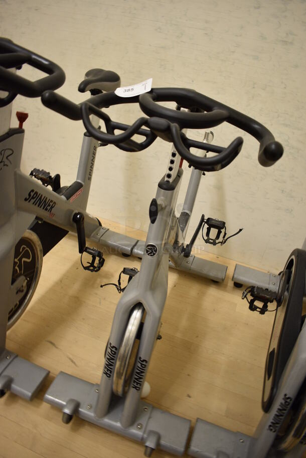 NICE! Star Trac Spinner NXT Metal Commercial Floor Style Upright Stationary Bicycle. BUYER MUST REMOVE. 21x47x45. Working Condition Is Not Known. (behind squash court - left) - Image 3 of 4