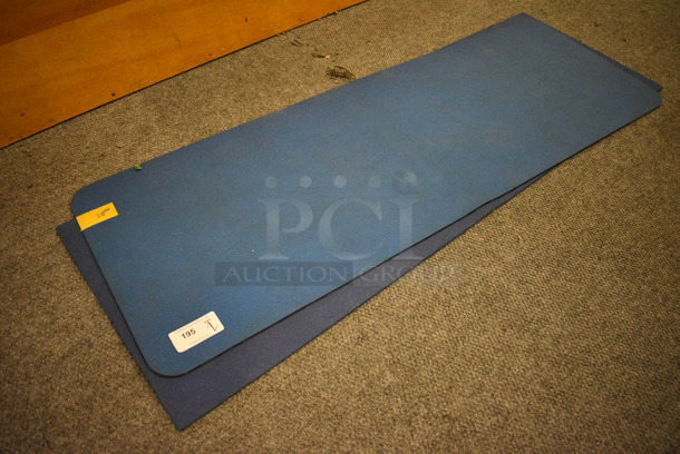 2 Exercise Floor Mats. 69x24. 2 Times Your Bid! (lobby)
