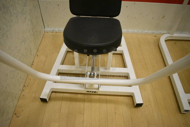 Pace White Metal Arm Machine. BUYER MUST REMOVE. 30x50x48. (behind squash court - right) - Image 4 of 4