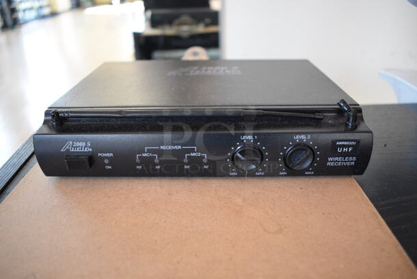 ALL ONE MONEY! Lot of Black Metal AV Cabinet w/ Middle Atlantic Power Amp, AVSG Rack, Rane RPM Multiprocessor, Crown Rack, Tascam CD-200BT, 2 Crown CTs 2000 Racks. BUYER MUST REMOVE. 20.5x19x36.5. (aerobic room)  - Image 8 of 9