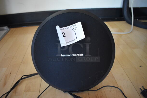 Harmon / Kardon Round Speaker. 12x6x12. (aerobic room) - Image 3 of 7