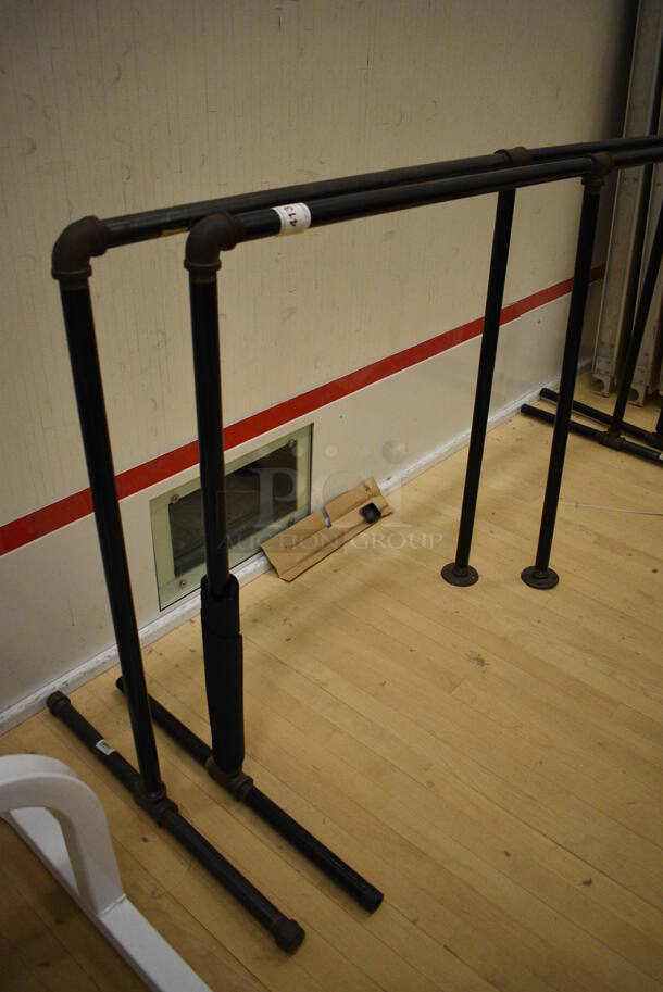 2 Metal Ballet Barre Arches. 77x29x40. (behind squash court - right) - Image 2 of 3