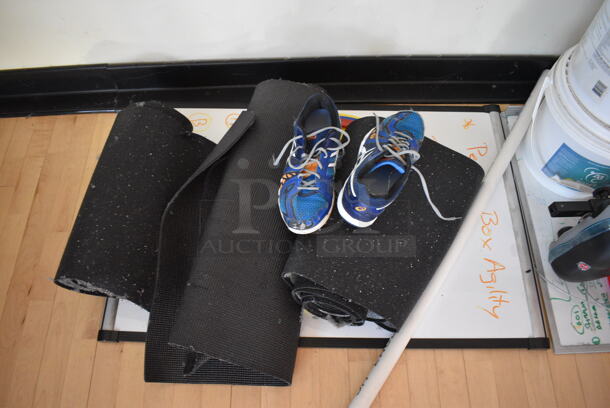 ALL ONE MONEY! Lot of Various Items Including White Boards and Sneakers! (aerobic room) - Image 2 of 6