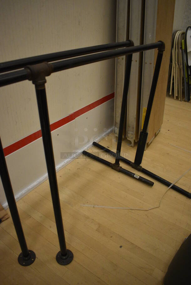 2 Metal Ballet Barre Arches. 77x29x40. (behind squash court - right) - Image 3 of 3