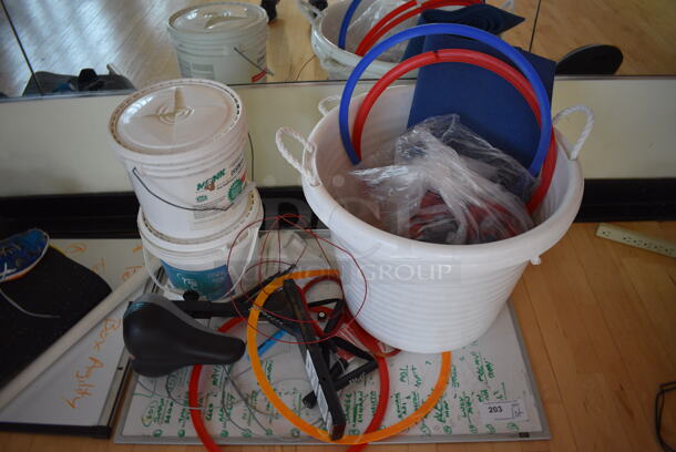 ALL ONE MONEY! Lot of Various Items Including White Boards and Sneakers! (aerobic room) - Image 3 of 6