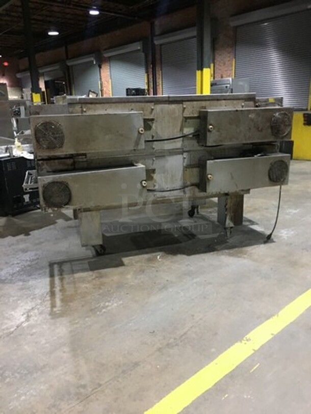 Middleby Marshall Commercial Natural Gas Powered Double Deck Conveyor Pizza Oven! All Stainless Steel! Model PS570G Serial 853650705! 2 X Your Bid! Makes One Unit! - Image 3 of 12