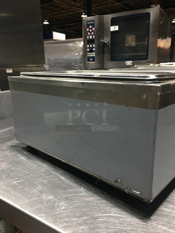 All Stainless Steel Countertop Food Warmer! With Drop In Pans & Lids! Model C2002! 110V! - Image 4 of 9