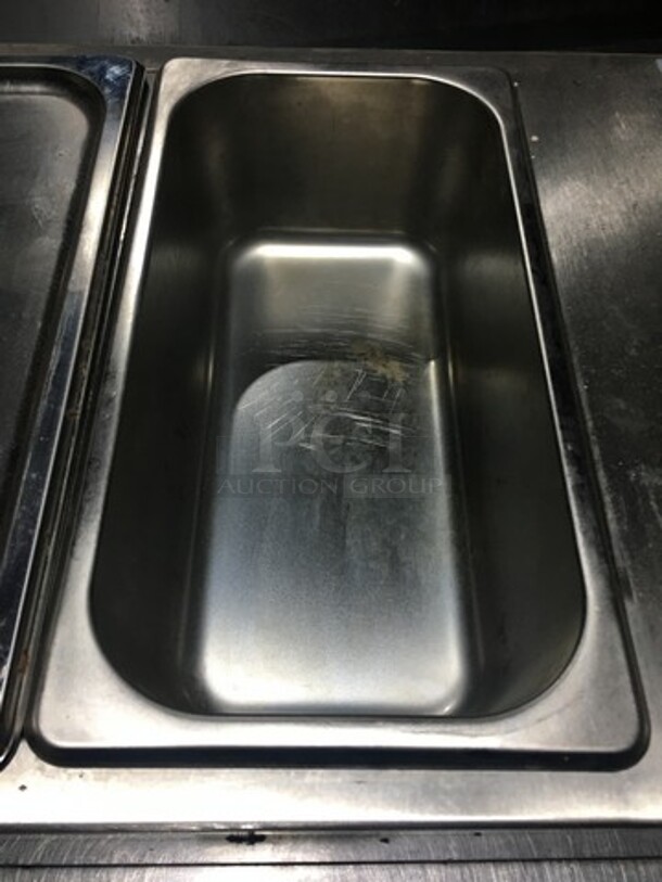 All Stainless Steel Countertop Food Warmer! With Drop In Pans & Lids! Model C2002! 110V! - Image 6 of 9