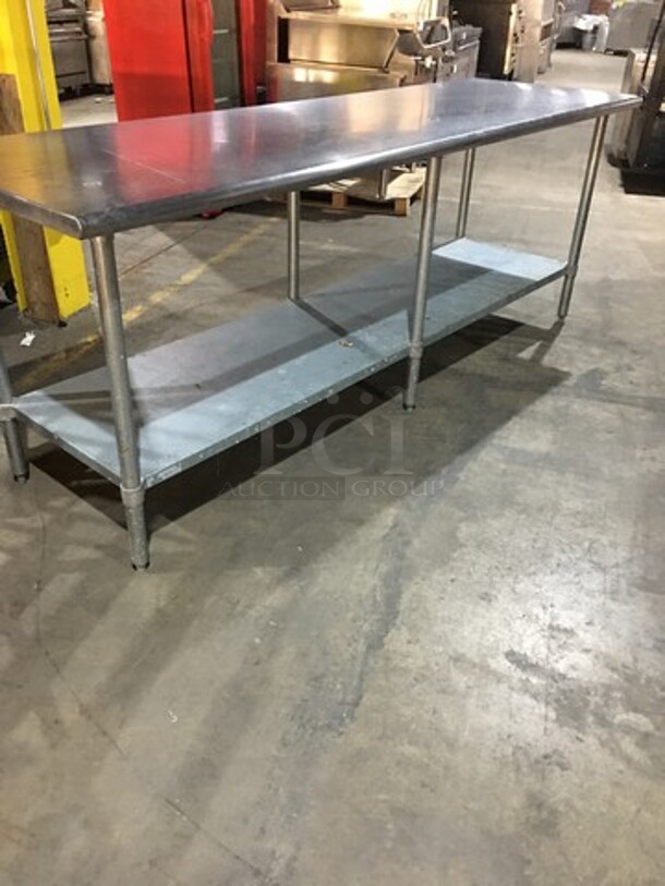 Duke Commercial Work/Prep Table! With Underneath Storage Space! All Stainless Steel! Model 416M! On Legs! - Image 3 of 8