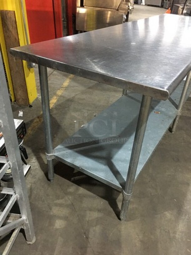 Duke Commercial Work/Prep Table! With Underneath Storage Space! All Stainless Steel! Model 416M! On Legs! - Image 4 of 8