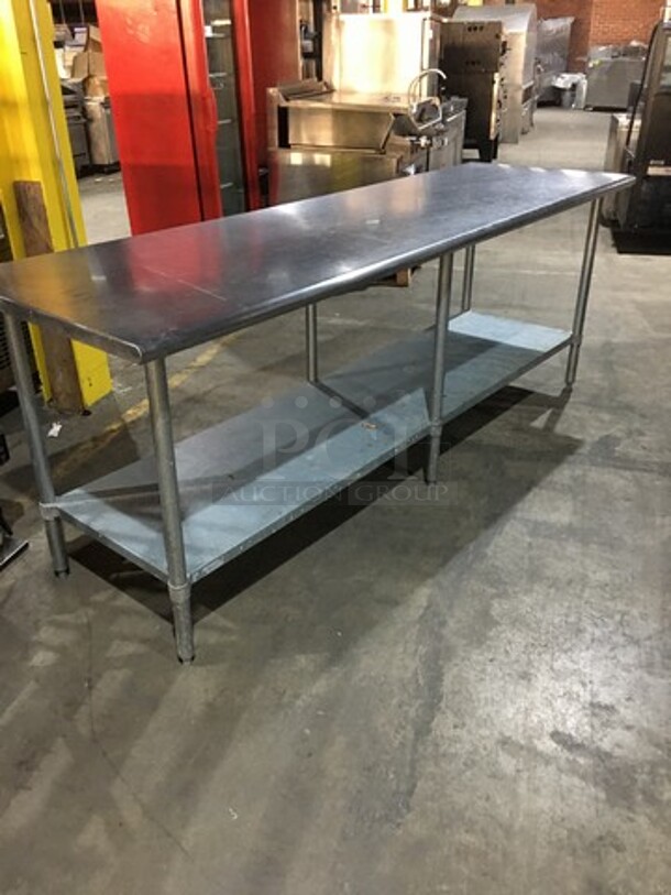 Duke Commercial Work/Prep Table! With Underneath Storage Space! All Stainless Steel! Model 416M! On Legs! - Image 7 of 8