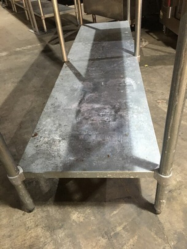 Duke Commercial Work/Prep Table! With Underneath Storage Space! With Backsplash! All Stainless Steel! Model 4165RM! On Legs! - Image 6 of 8
