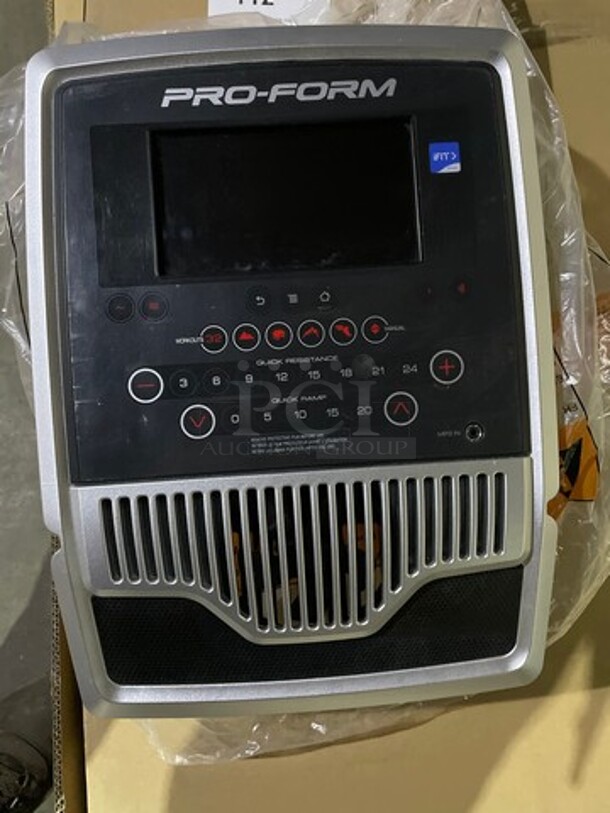 Pro Form Exercise Machine Console! - Image 2 of 3