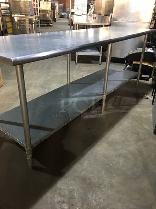 Duke Commercial Work/Prep Table! With Underneath Storage Space! All Stainless Steel! Model 416M! On Legs! - Image 3 of 7
