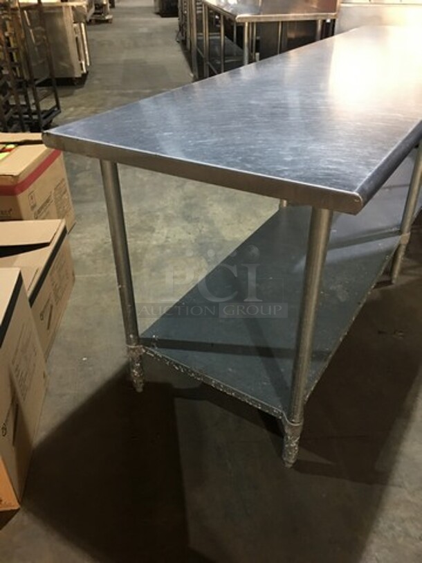 Duke Commercial Work/Prep Table! With Underneath Storage Space! All Stainless Steel! Model 416M! On Legs! - Image 4 of 7