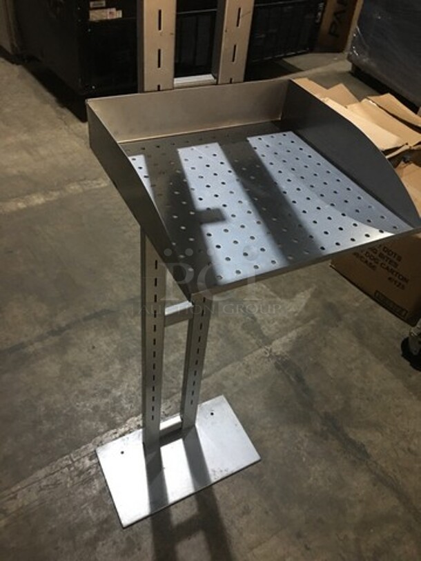 Metal Display Stand! With Shelf! - Image 3 of 4