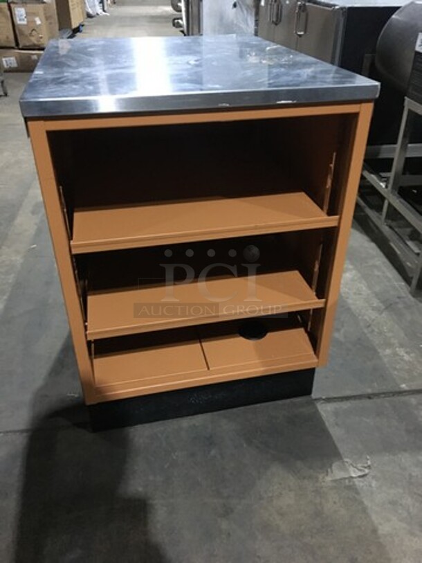 Duke Commercial Serving/Prep Station! With Underneath Storage Shelves! Model DCS24 Serial 12101825! - Image 4 of 7
