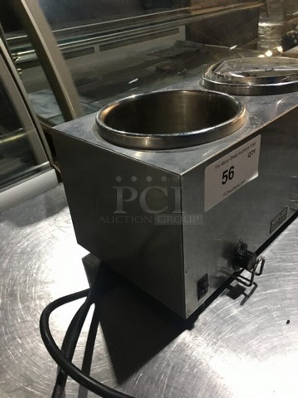 Server Commercial Countertop 2 Well Soup/Sauce Warmer! All Stainless Steel! Model TWINFS! 120V! - Image 2 of 11