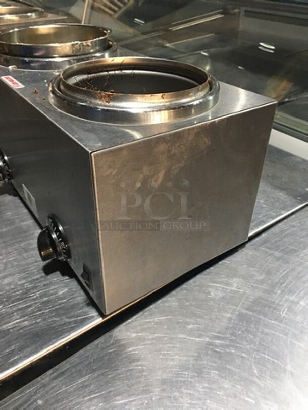 Server Commercial Countertop 2 Well Soup/Sauce Warmer! All Stainless Steel! Model TWINFS! 120V! - Image 2 of 8
