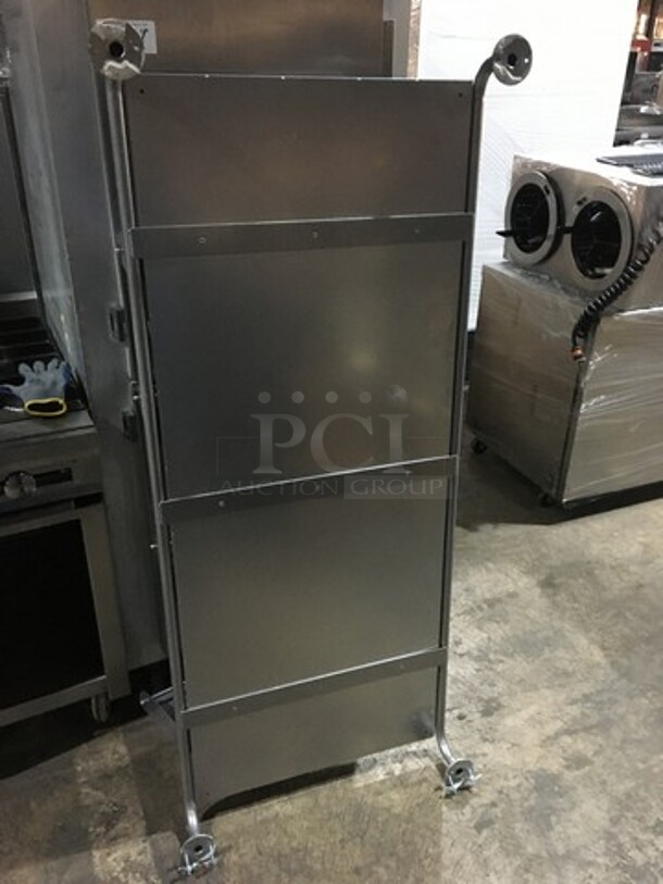 Metal Wall Mount 4 Shelf Display Rack! - Image 3 of 6