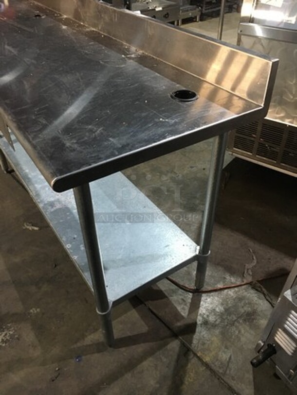 WOW! Duke Commercial Work/Prep Table! With 2 Drawers! With Backsplash! With Underneath Storage Space! All Stainless Steel! On Legs! - Image 2 of 12