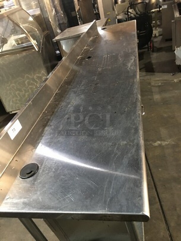 WOW! Duke Commercial Work/Prep Table! With 2 Drawers! With Backsplash! With Underneath Storage Space! All Stainless Steel! On Legs! - Image 5 of 12