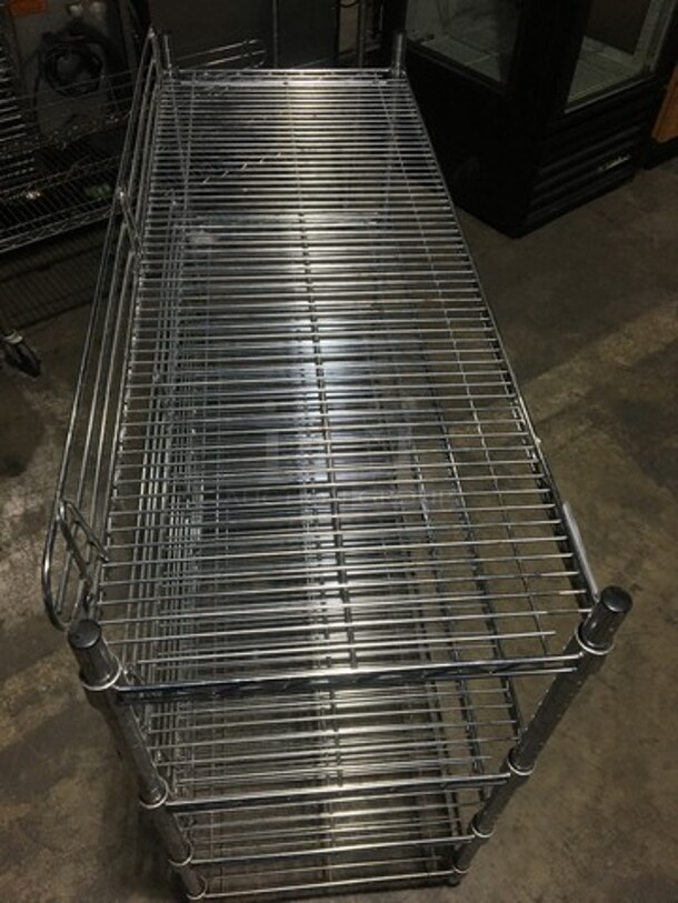 3 Tier Metro Rack! With Backsplash! On Legs! - Image 5 of 7