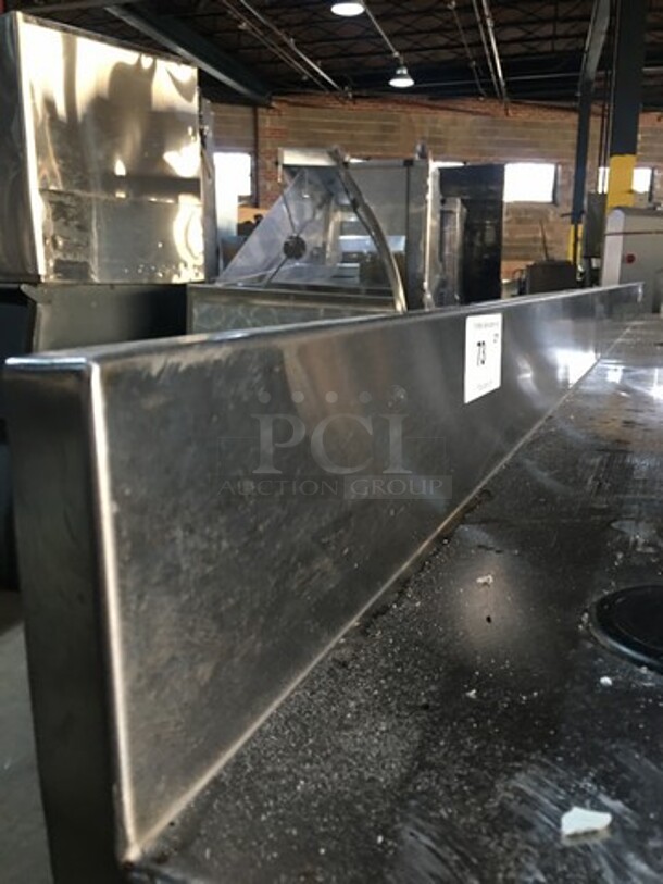 WOW! Duke Commercial Work/Prep Table! With 2 Drawers! With Backsplash! With Underneath Storage Space! All Stainless Steel! On Legs! - Image 6 of 12