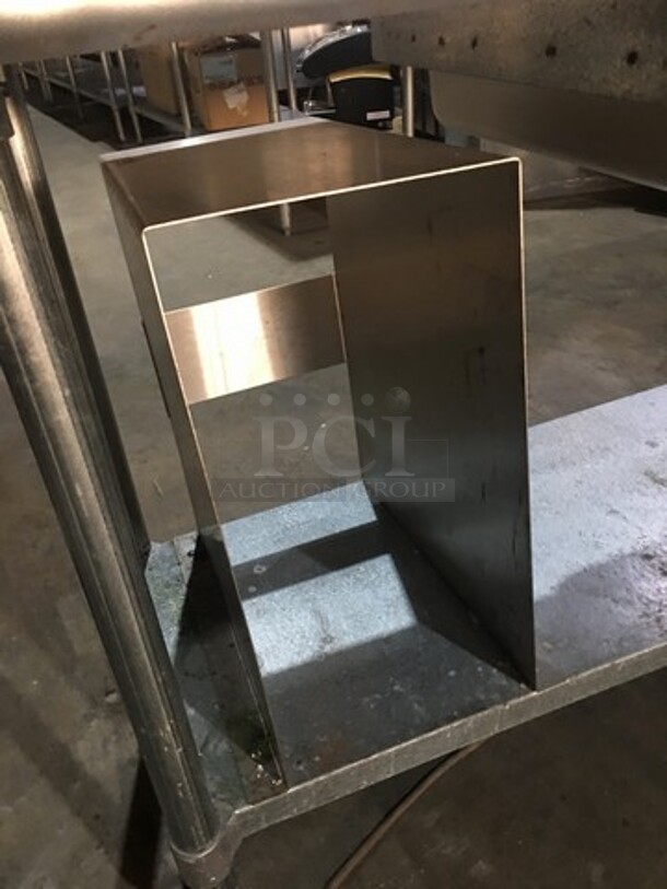 WOW! Duke Commercial Work/Prep Table! With 2 Drawers! With Backsplash! With Underneath Storage Space! All Stainless Steel! On Legs! - Image 8 of 12