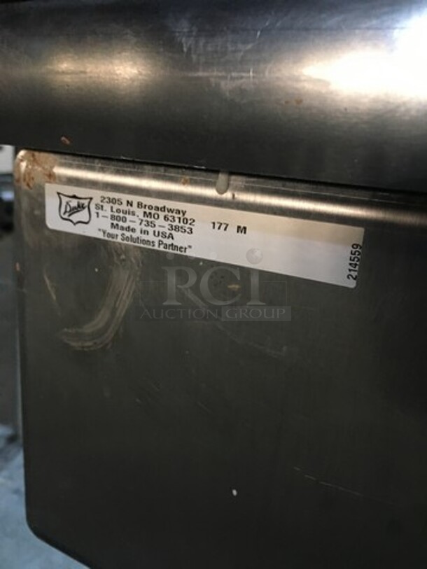 WOW! Duke Commercial Work/Prep Table! With 2 Drawers! With Backsplash! With Underneath Storage Space! All Stainless Steel! On Legs! - Image 11 of 12