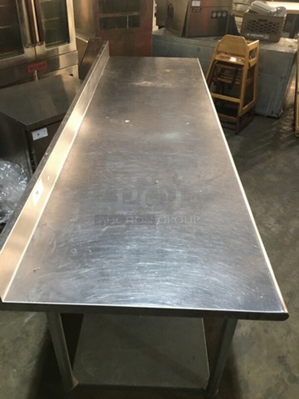 WOW! Duke Commercial Work/Prep Table! With Backsplash! With Underneath Storage Space! All Stainless Steel! Model 4165RM! On Legs! - Image 5 of 8