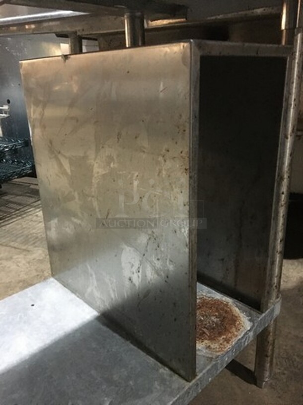 All Stainless Steel Work/Prep Table! With Backsplash! With Underneath Storage Space! On Legs! - Image 8 of 8