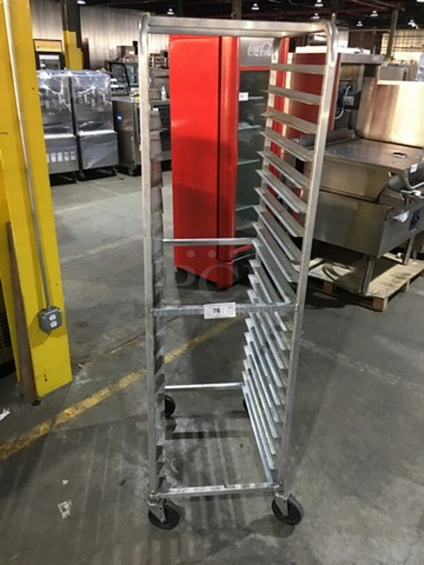 Commercial Pan Transport Rack! Holds Full Size Trays! On Commercial Casters!