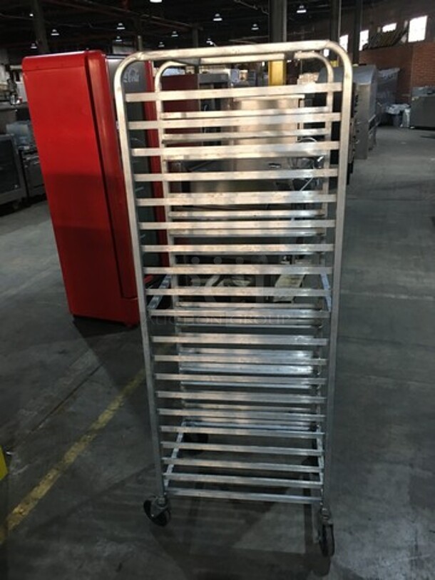 Commercial Pan Transport Rack! Holds Full Size Trays! On Commercial Casters! - Image 2 of 4